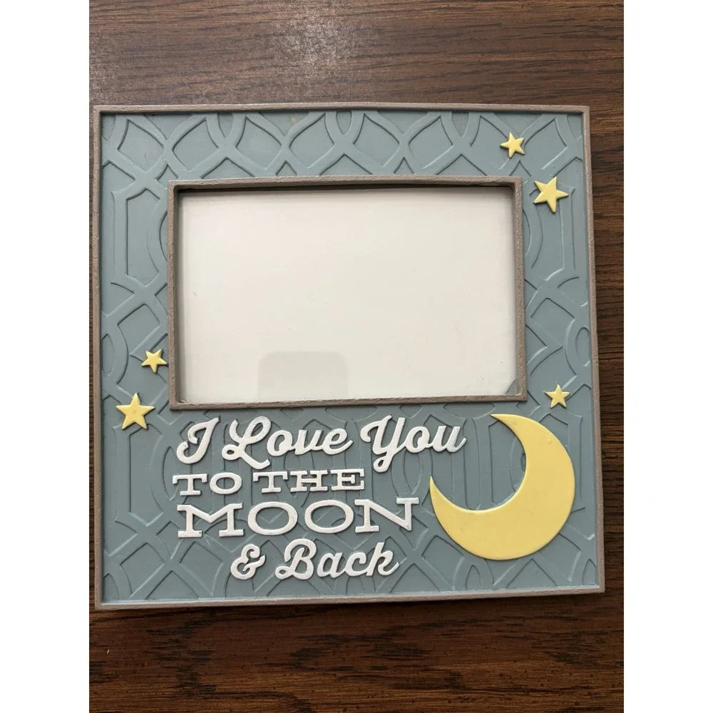 I Love You To The Moon And Back Celestial Wall Hang Photo Frame